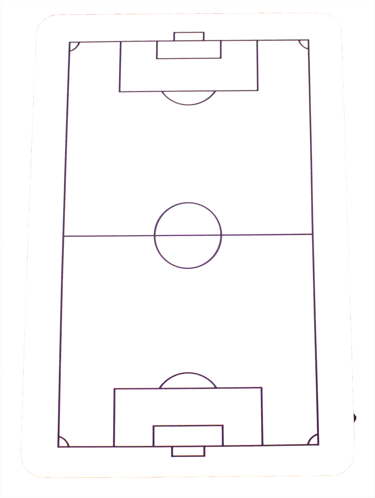 Ekstra Whiteboard til Taktikmappe med udskiftelig Whiteboard